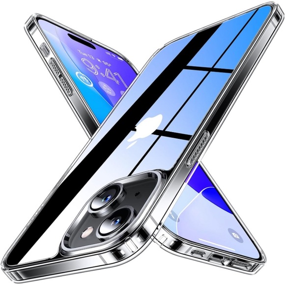 New for iPhone 15 Case14, 13 Case Clear Mil-Grade Drop Protection - Picture 2 of 8